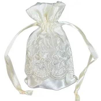 Custom Silk Drawstring Bag