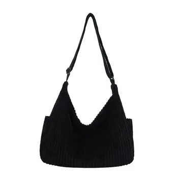 Custom Corduroy Shopping Bag ZG20260205A9