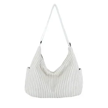 Custom Corduroy Shopping Bag ZG20260205A9