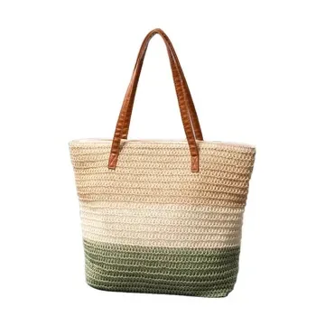 Custom Straw Shopping Bag ZG20241218A4