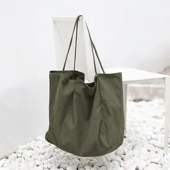 Large Canvas Sling Shopping Tote