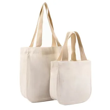 Heavyweight Cotton Canvas Shopping Tote