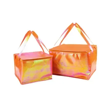 Holographic Non-Woven Delivery Lunch Cooler