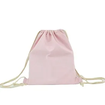 Custom Drawstring Cotton Canvas Backpack