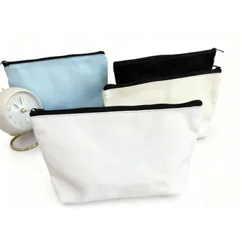 Custom Cotton Canvas Cosmetic Bag