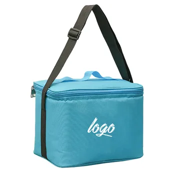 Blue Polyester Lunch Delivery Cooler