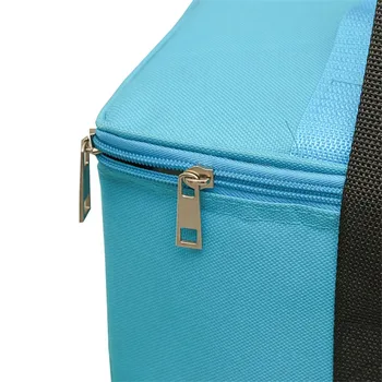 Blue Polyester Lunch Delivery Cooler