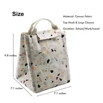Canvas Breastmilk Bottle Lunch Cooler