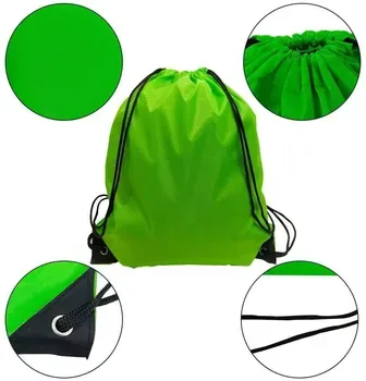 Large Nylon Swimming and Gym Drawstring Bag