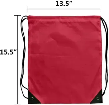 Large Nylon Swimming and Gym Drawstring Bag