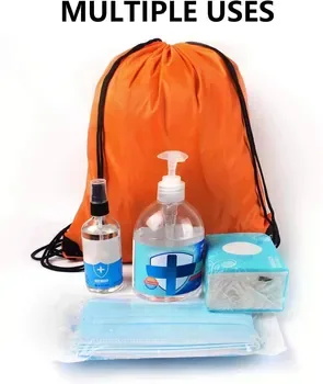 Large Nylon Swimming and Gym Drawstring Bag
