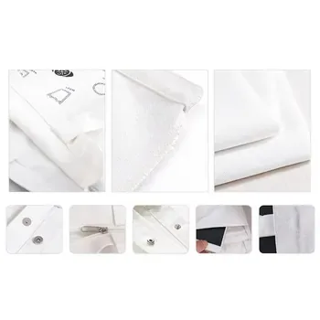 Custom White Cotton Canvas Shopping Tote ZG20240312M2