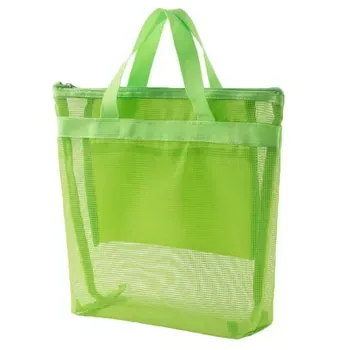 Polyester Mesh Beach Toiletry Tote