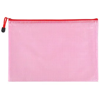 Waterproof PVC Mesh Document Zipper Pouch