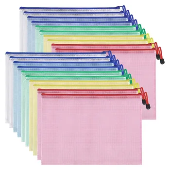 Waterproof PVC Mesh Document Zipper Pouch