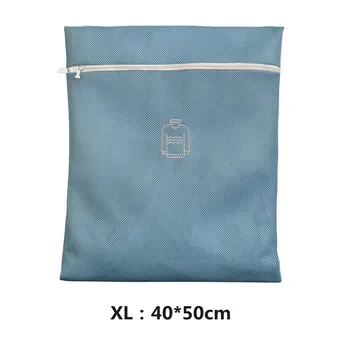 Embroidered Polyester Mesh Laundry Wash Bag