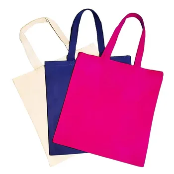 Foldable Canvas Zipper Shopping Tote