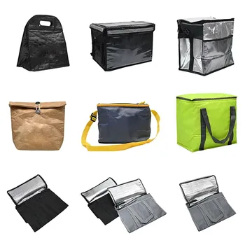 Pink Foil-Lined Insulated Tote Bag