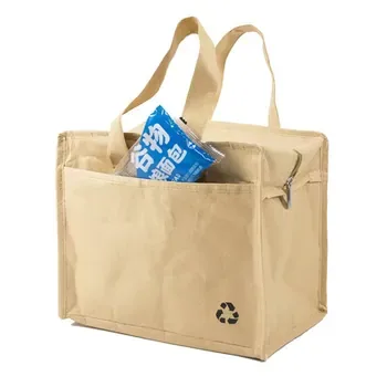 Custom Insulated Paper Lunch Cooler Bag