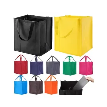 Custom Foldable Non-Woven Grocery Tote ZG20250319M3