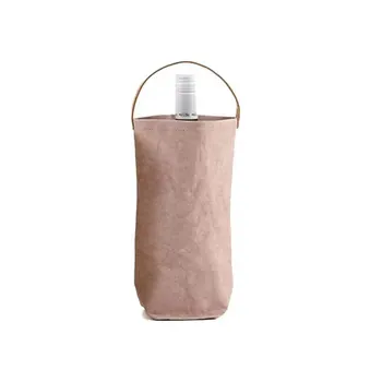Custom Red Tyvek Wine Bottle Bag