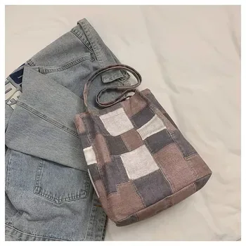 Custom Denim Shopping Tote ZG20241023A7