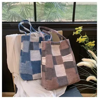 Custom Denim Shopping Tote ZG20241023A7