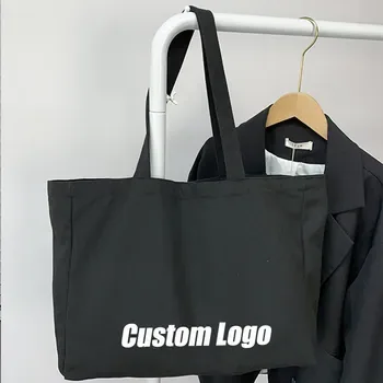 Custom Pink Cotton Canvas Shopping Tote