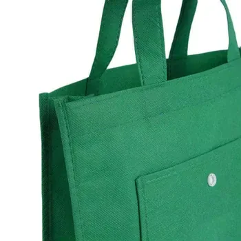 Non-Woven Grocery Tote with Front Pocket
