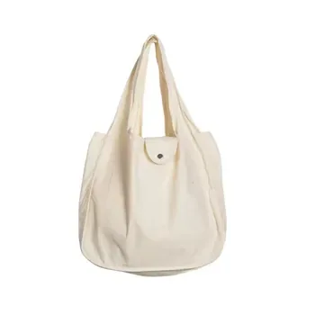 Custom Foldable Cotton Canvas Grocery Tote