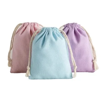 Canvas Drawstring Gift Pouch