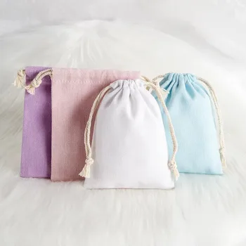 Canvas Drawstring Gift Pouch