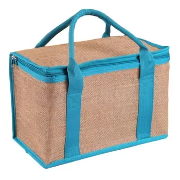 Jute Foil-Lined Food Delivery Cooler
