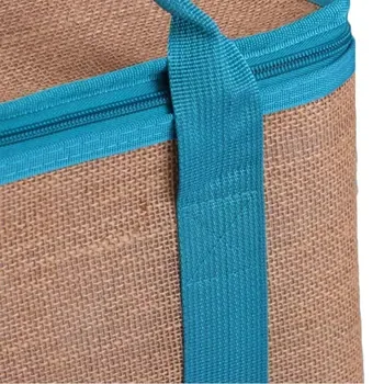 Jute Foil-Lined Food Delivery Cooler