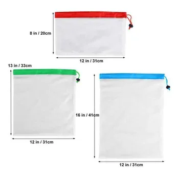 50D Mesh Produce and Toy Storage Bag