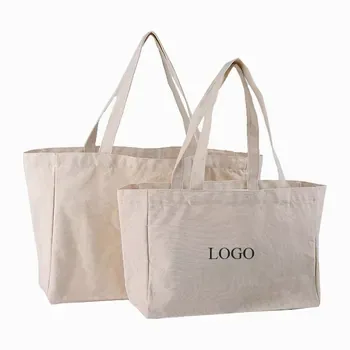 Custom Cotton Canvas Grocery Tote ZG20250315M6