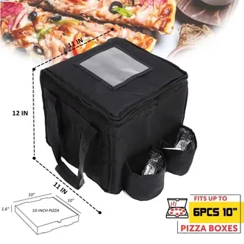 Custom Waterproof Insulated Polyester Food Delivery Cooler Bag
