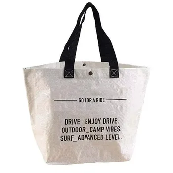 Laminated PP Woven Shopping Tote Bag