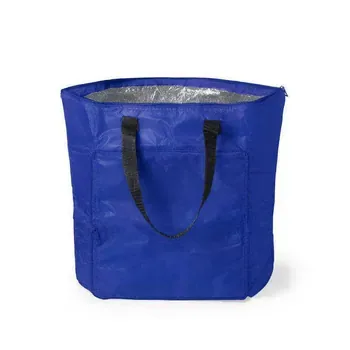Custom Insulated Foil-Lined Foldable Polyester Lunch Cooler Bag
