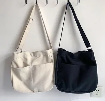 Custom Cotton Canvas Crossbody Bag ZG20250429M3