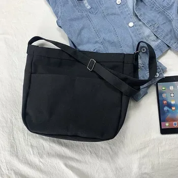 Custom Cotton Canvas Crossbody Bag ZG20250429M3