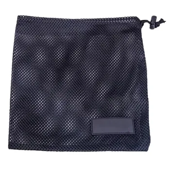 Polyester Mesh Beach Towel Drawstring Bag