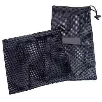 Polyester Mesh Beach Towel Drawstring Bag