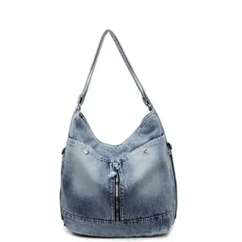 Custom Denim Backpack
