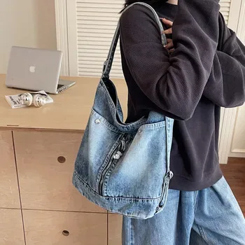 Custom Denim Backpack