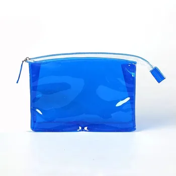 Clear PVC Travel Cosmetic Zipper Pouch