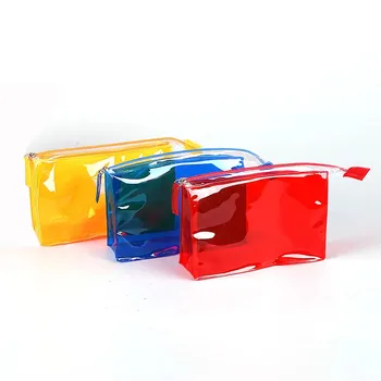 Clear PVC Travel Cosmetic Zipper Pouch