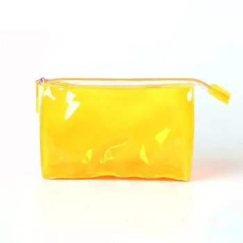 Clear PVC Travel Cosmetic Zipper Pouch