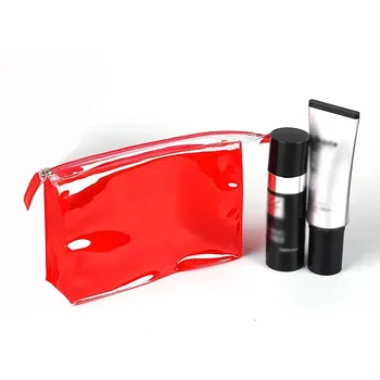 Clear PVC Travel Cosmetic Zipper Pouch