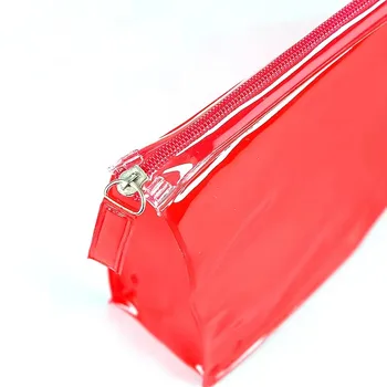 Clear PVC Travel Cosmetic Zipper Pouch